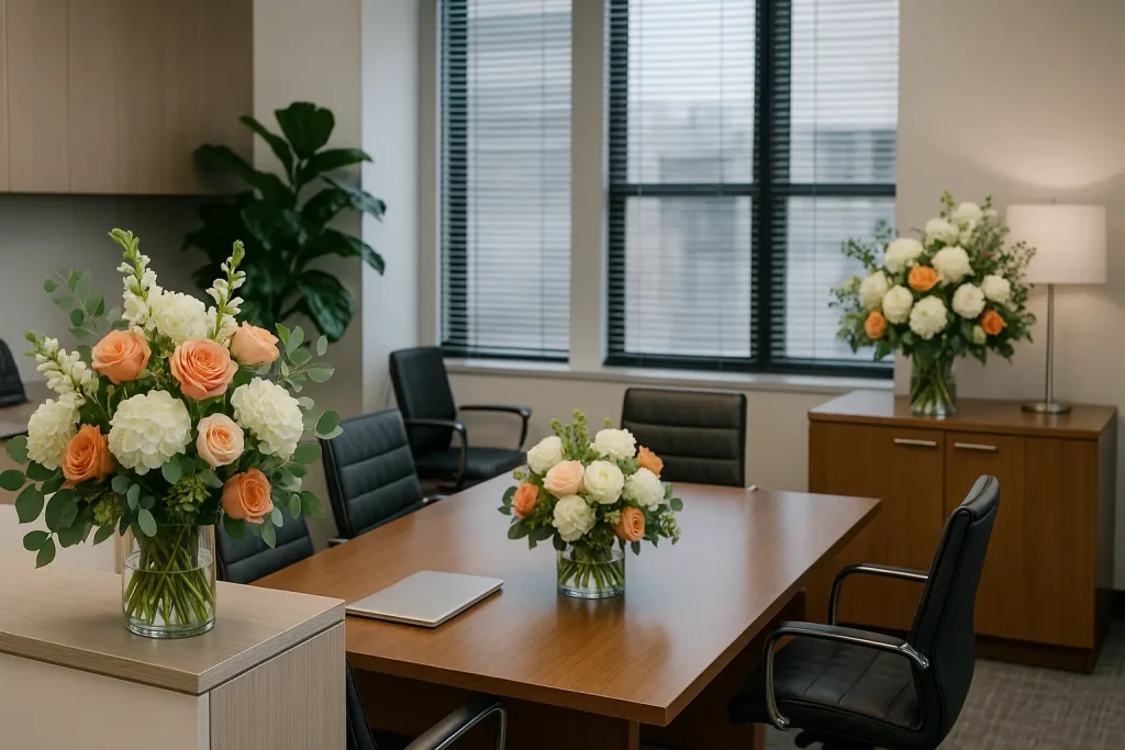 Decoración floral para empresas