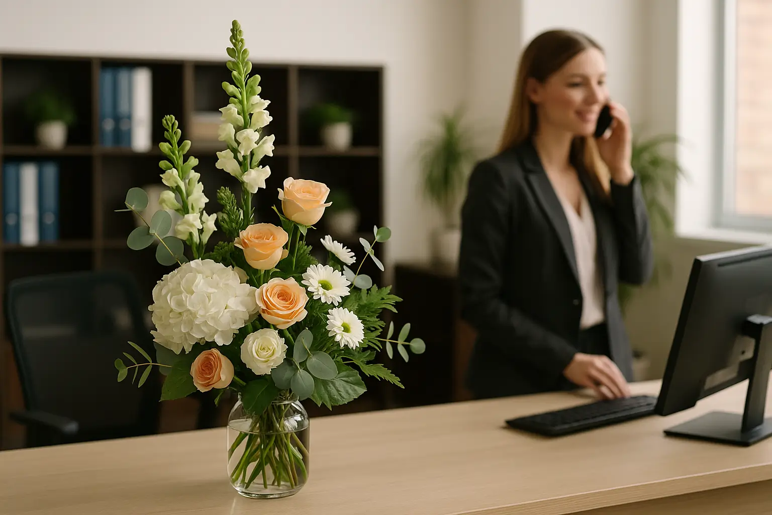 Decoración floral para empresas